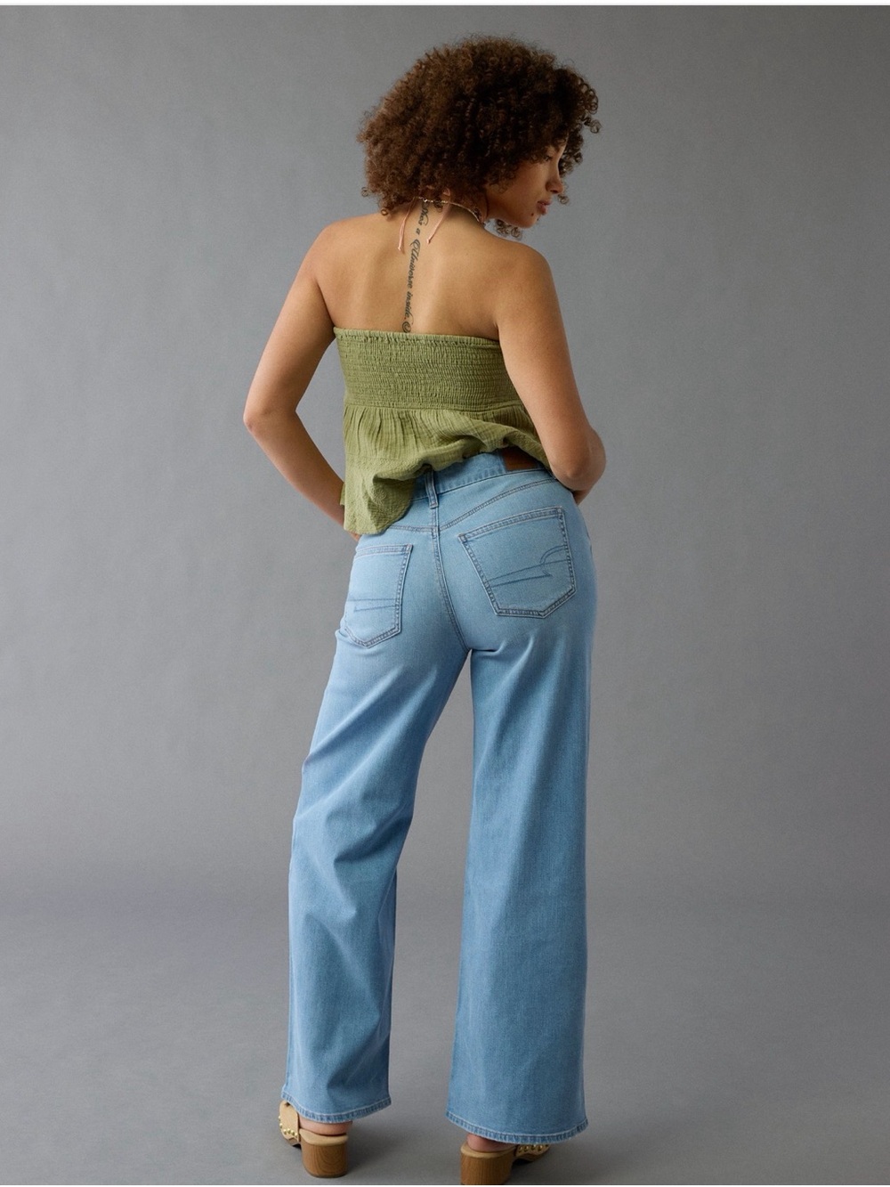 AE Curvy Dreamy Drape Baggy Wide Leg - Picture 2 of 6